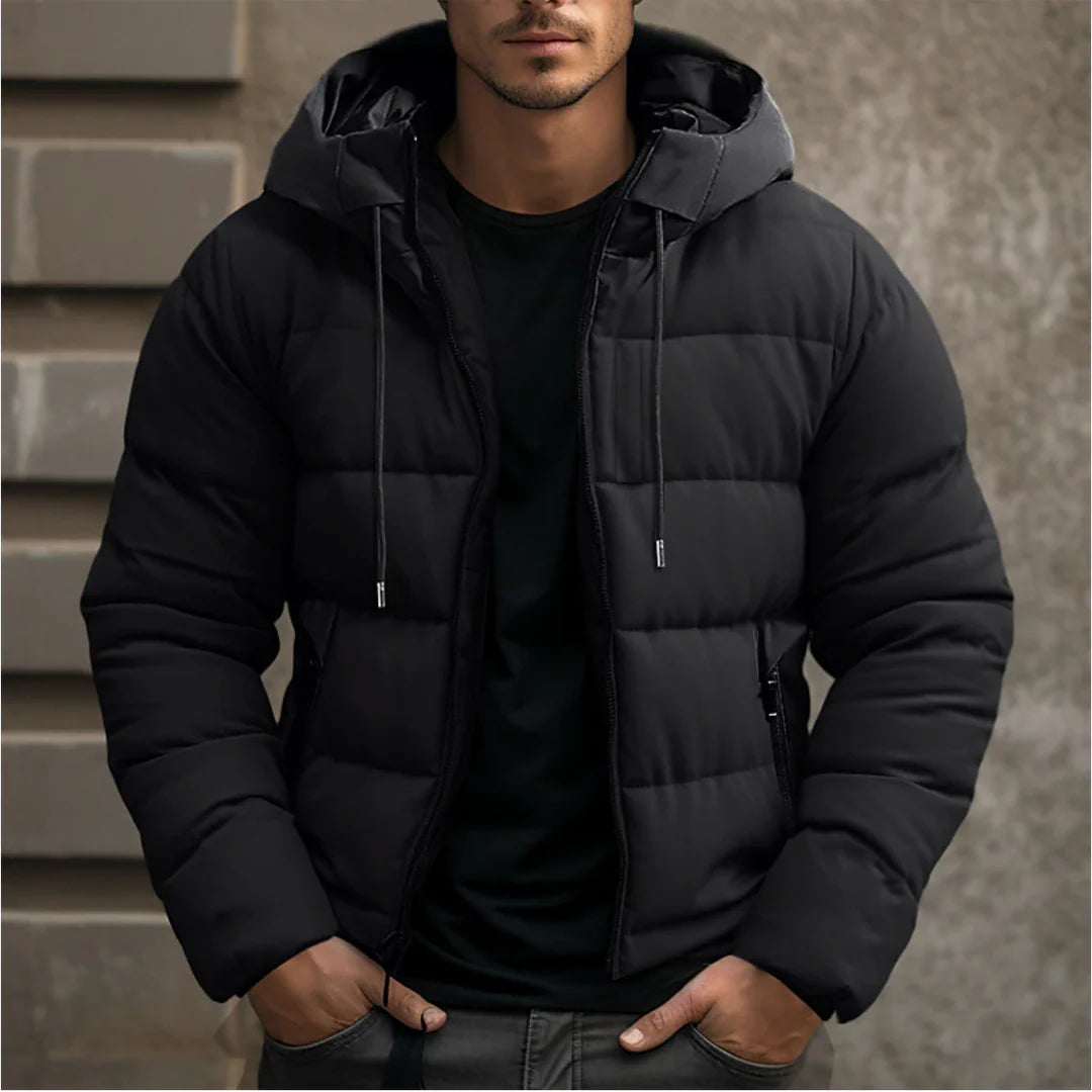 Moritz Herren Winter-Steppjacke mit Kapuze – Warm, Funktional & Stilvoll