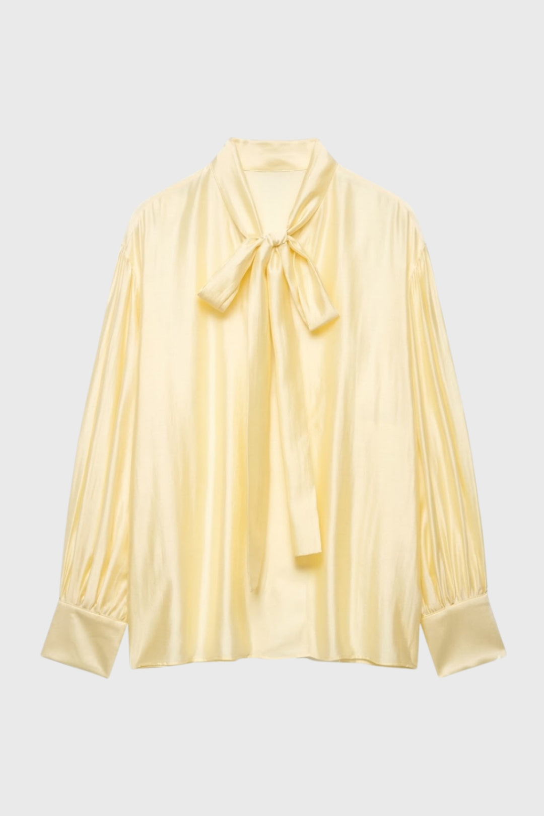 Damen-Langarmbluse mit Schluppenkragen und Manschetten-Blouse for women-Alpenkind