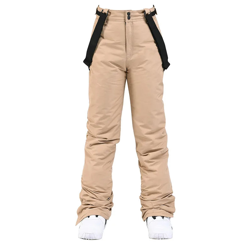 Damen-Skihose mit geradem Bein und verstellbaren Trägern-Pants for Women-Alpenkind