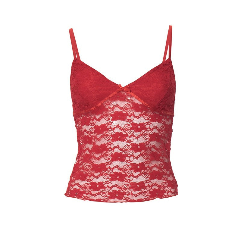 Damen-Spitzen-Camisole-Top-Tops for women-Alpenkind