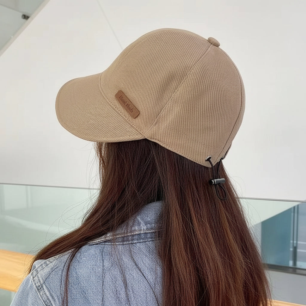 Damenhut mit verstellbarem Verschluss und gebogener Krempe-Accessories for Women-Alpenkind