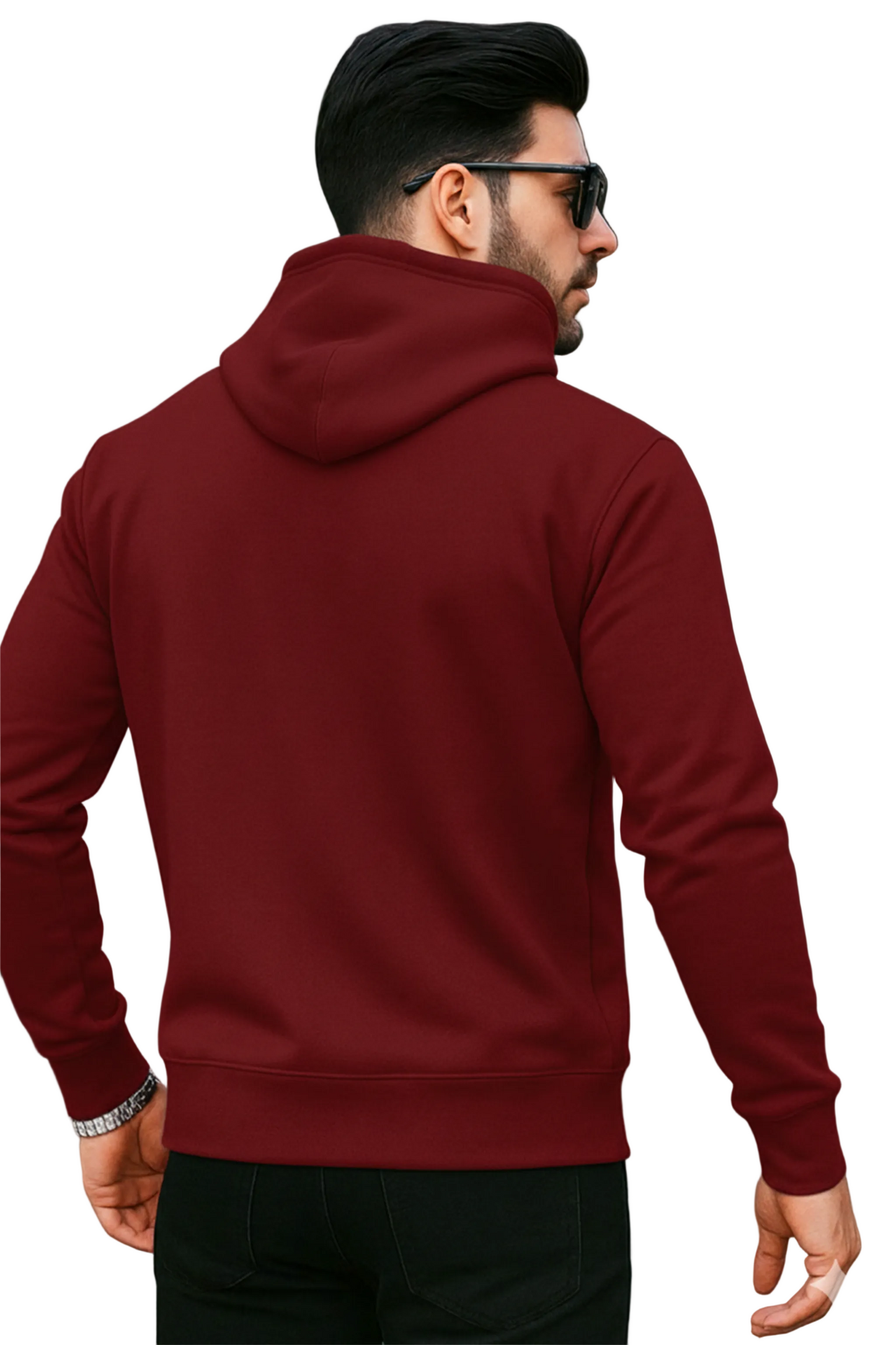 Herren Kapuzenoberteil mit durchgehendem Reißverschluss-Men Jackets-Alpenkind