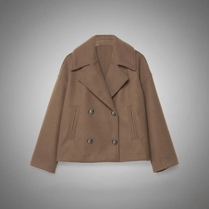 Eleganter Damen Kurzmantel – Stilvoll & Bequem für Übergangszeit