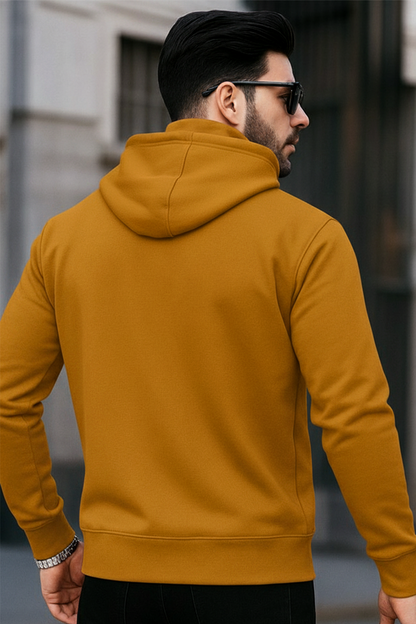 Kapuzenjacke mit Reißverschluss | Tobias – Senfgelb