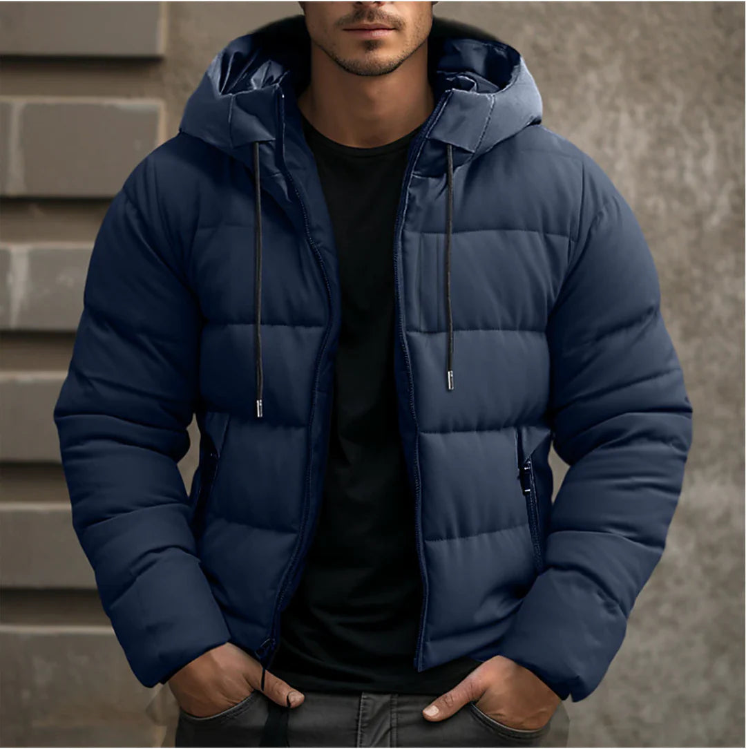 Moritz Herren Winter-Steppjacke mit Kapuze – Warm, Funktional & Stilvoll