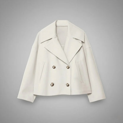 Eleganter Damen Kurzmantel – Stilvoll & Bequem für Übergangszeit