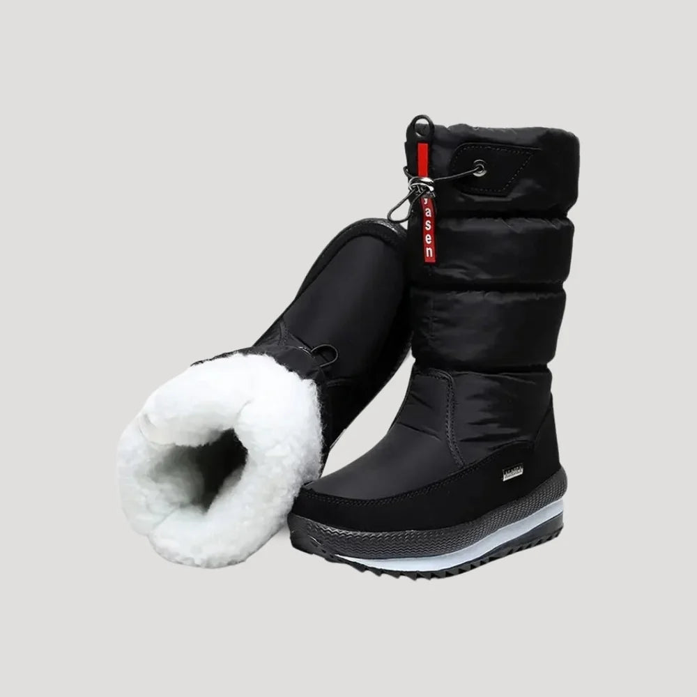 Wasserdichte Damen Winterstiefel mit Warmem Innenfutter – Rutschfest & Gefüttert | Alpenkind Mode