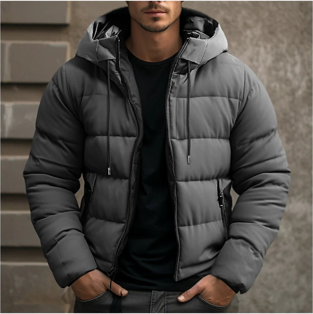 Moritz Herren Winter-Steppjacke mit Kapuze – Warm, Funktional & Stilvoll