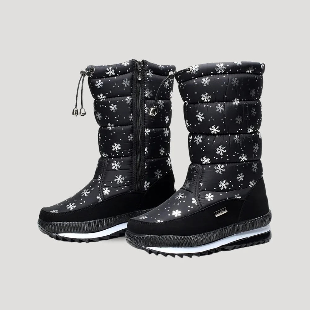 Wasserdichte Damen Winterstiefel mit Warmem Innenfutter – Rutschfest & Gefüttert | Alpenkind Mode