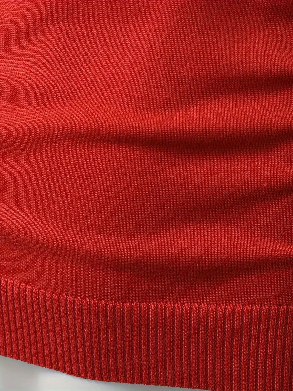 Herren Weihnachtspullover – Rentiermuster – Warmer Winterstrick in Rot