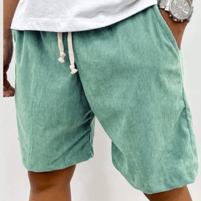 Herren Cord-Shorts mit Kordelzug 10