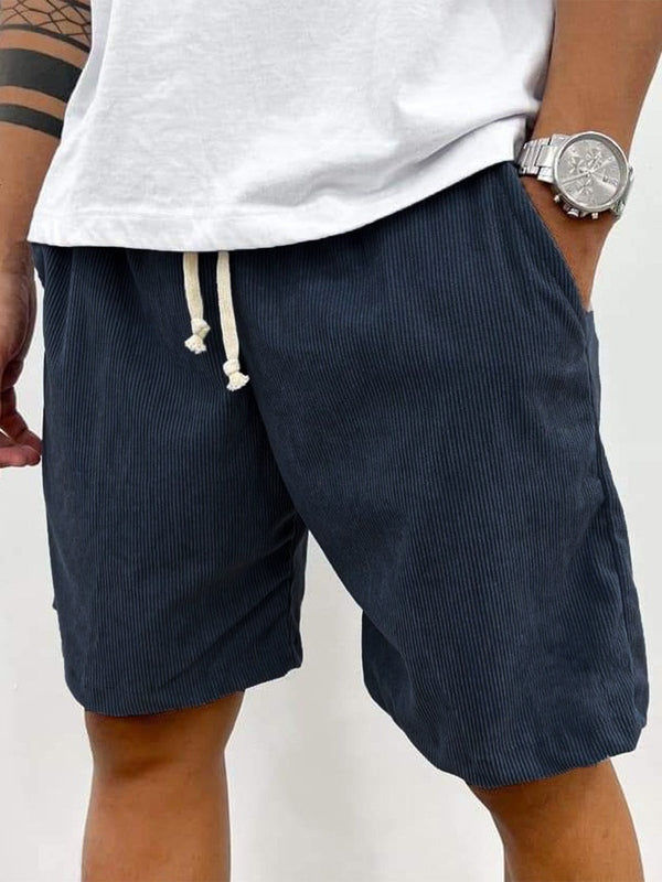 Herren Cord-Shorts mit Kordelzug 6