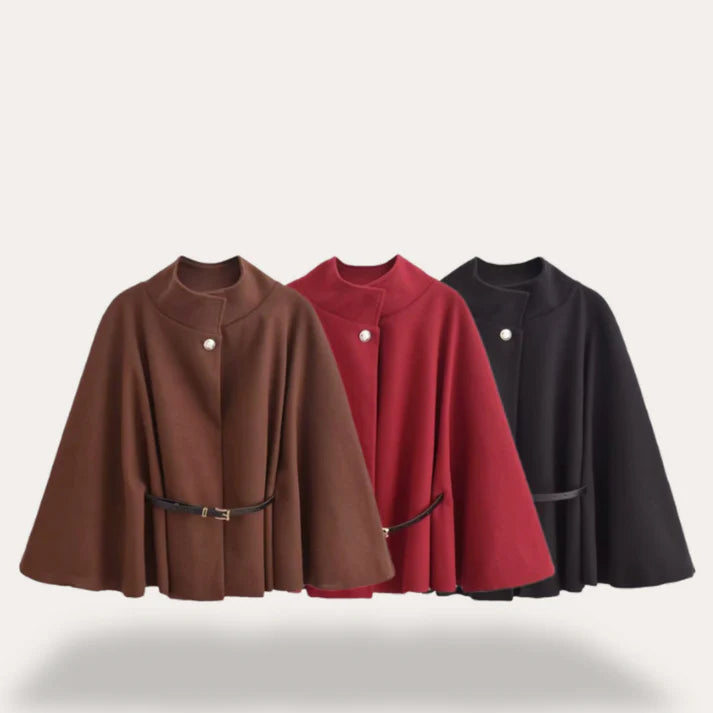 Wollcape für Damen – Zeitlos, elegant & angenehm warm“