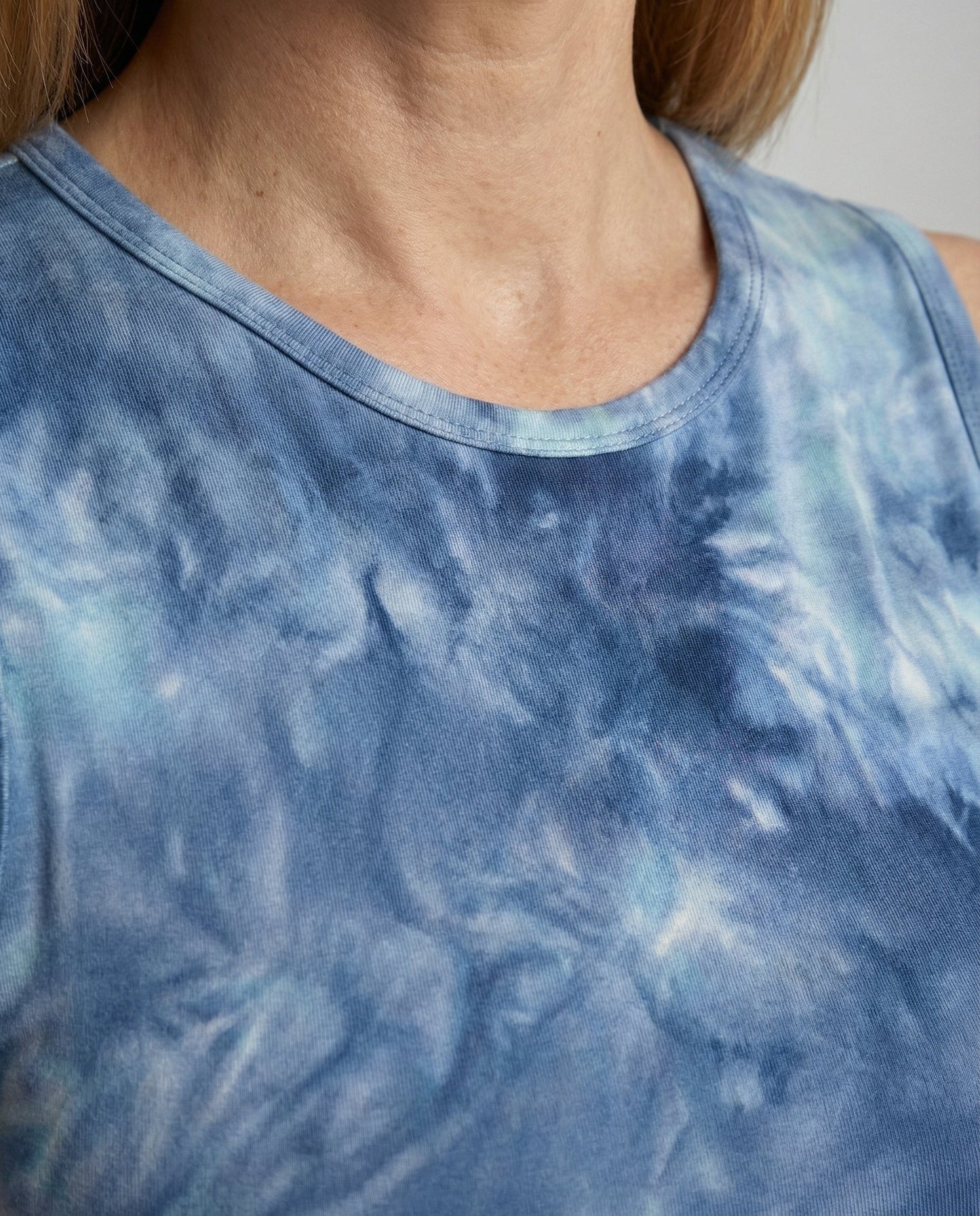 Ärmelloses Batik-Maxikleid für Damen-Maxi Dress-Alpenkind