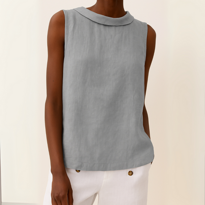 Ärmelloses Damen-Oberteil mit Rollkragen-Tops for women-Alpenkind