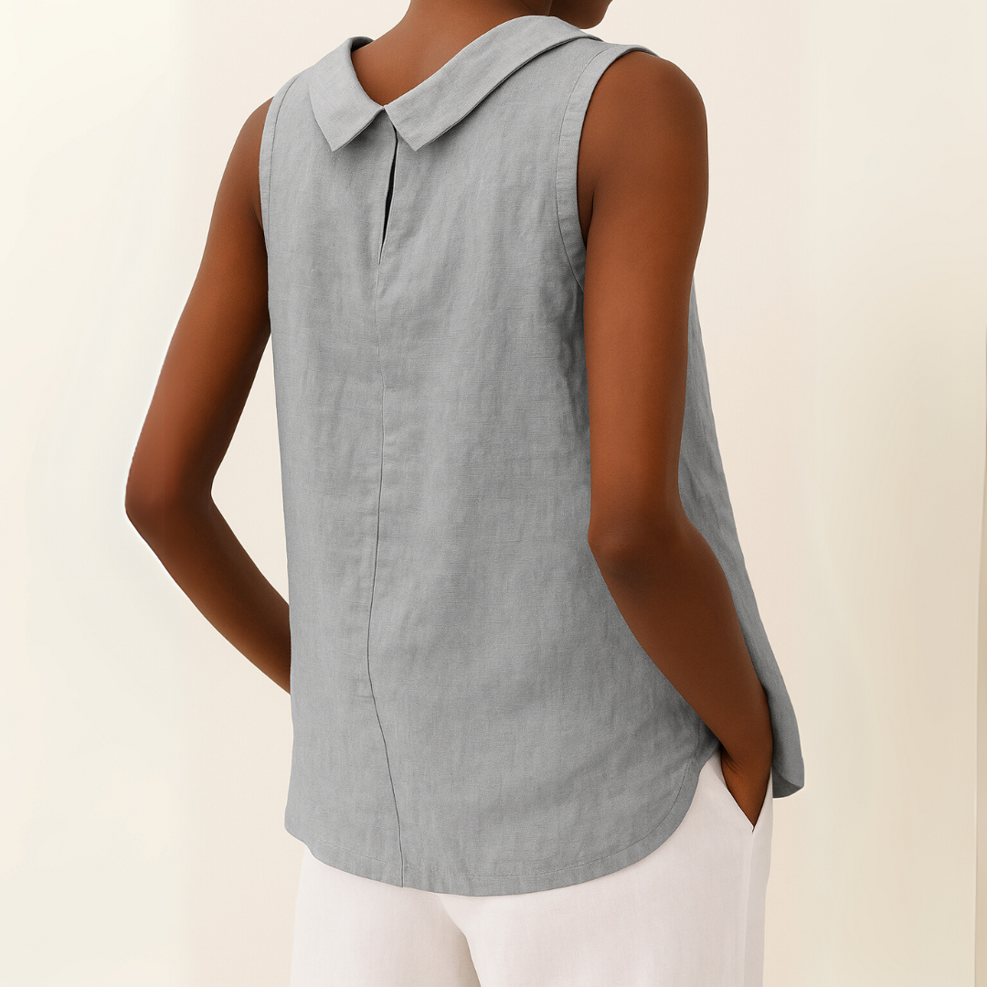 Ärmelloses Damen-Oberteil mit Rollkragen-Tops for women-Alpenkind