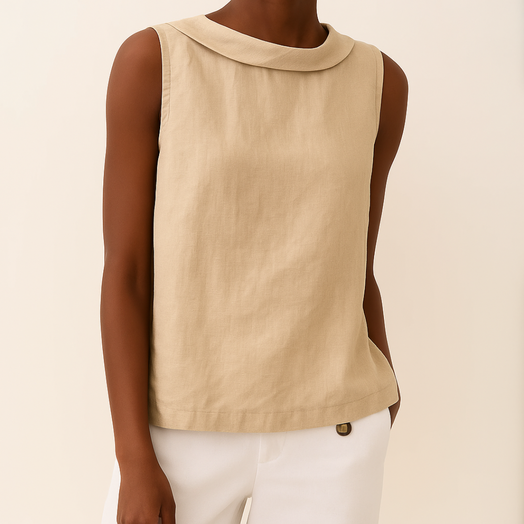 Ärmelloses Damen-Oberteil mit Rollkragen-Tops for women-Alpenkind