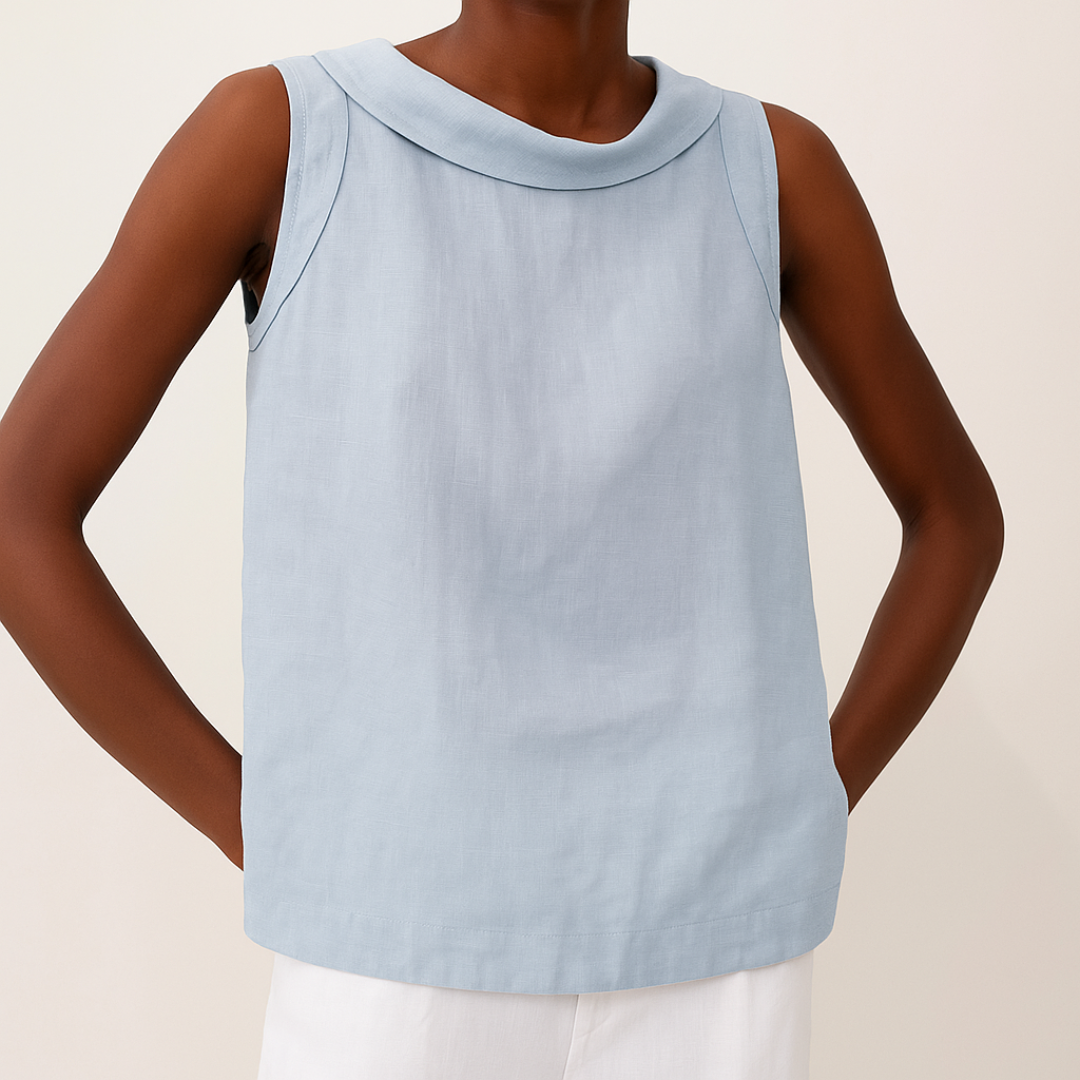 Ärmelloses Damen-Oberteil mit Rollkragen-Tops for women-Alpenkind