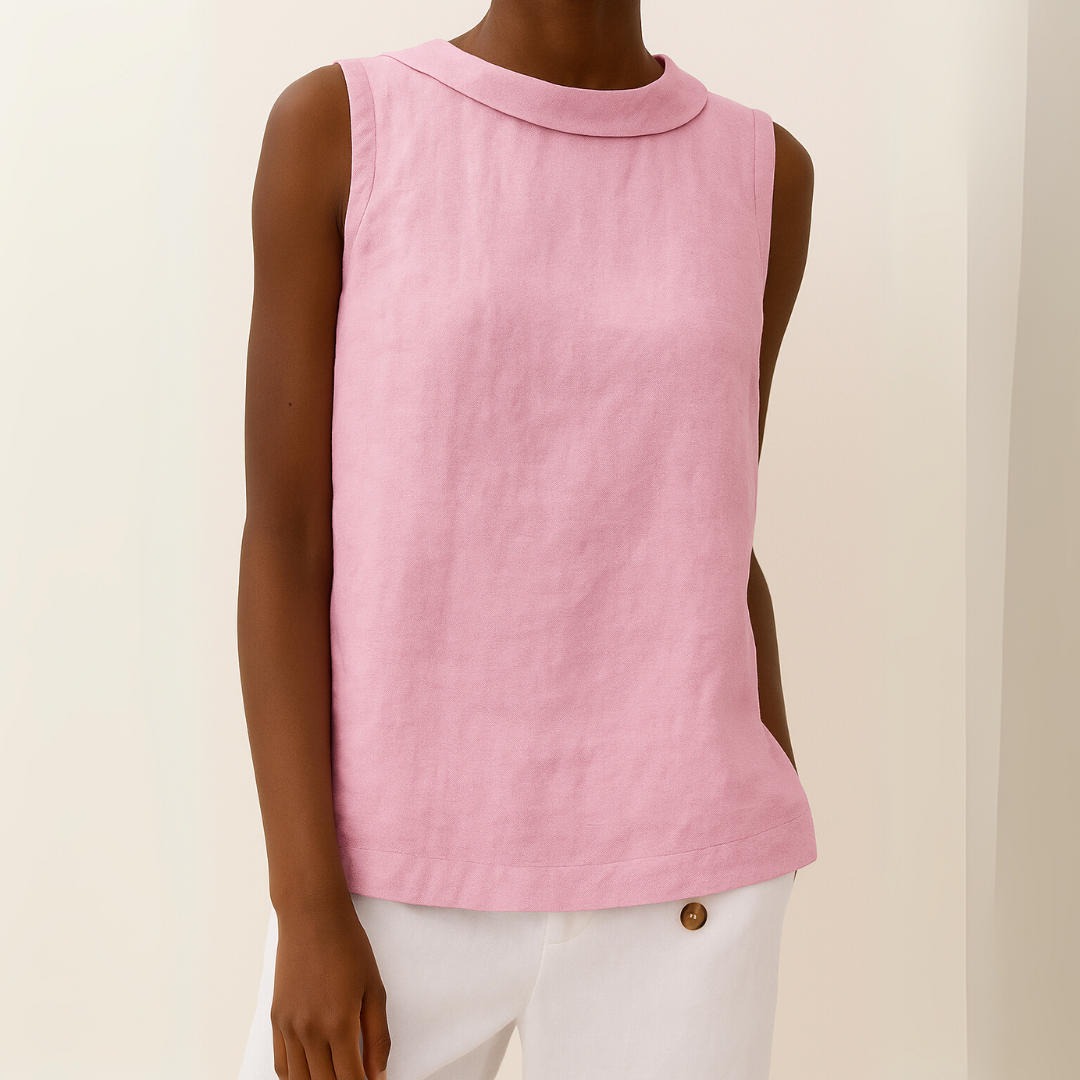 Ärmelloses Damen-Oberteil mit Rollkragen-Tops for women-Alpenkind