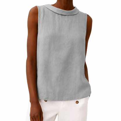 Ärmelloses Damen-Oberteil mit Rollkragen-Tops for women-Alpenkind