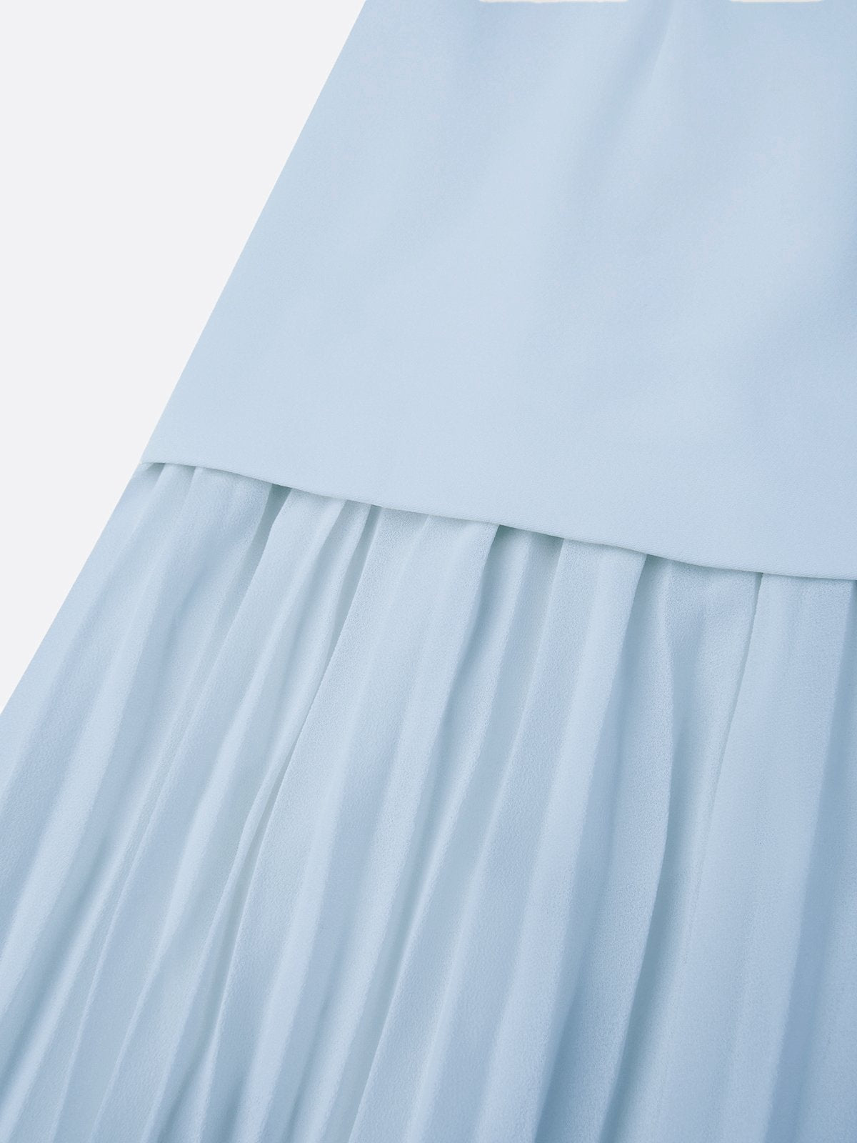 Ärmelloses Maxi-Kleid für Damen mit Plisseerock-Maxi Dress-Alpenkind