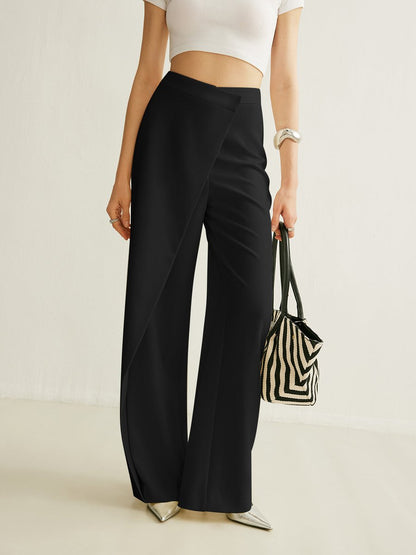 Asymmetrische Wide-Leg-Hose für Damen-Pants for Women-Alpenkind