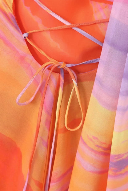 Asymmetrisches Mini-Kleid mit Neckholder-Mini Dress-Alpenkind