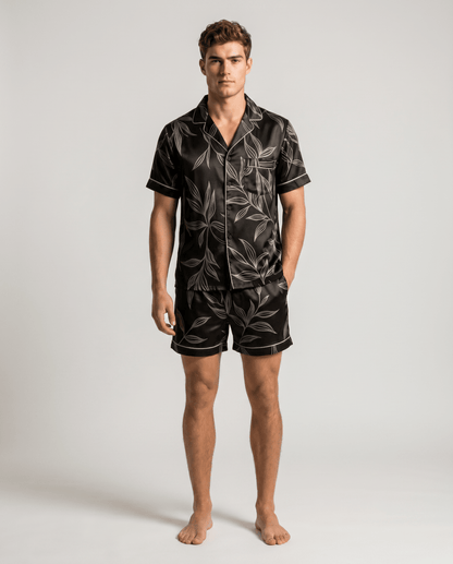 Bedrucktes kurzärmeliges Pyjama-Set für Herren-Sets for Men-Alpenkind