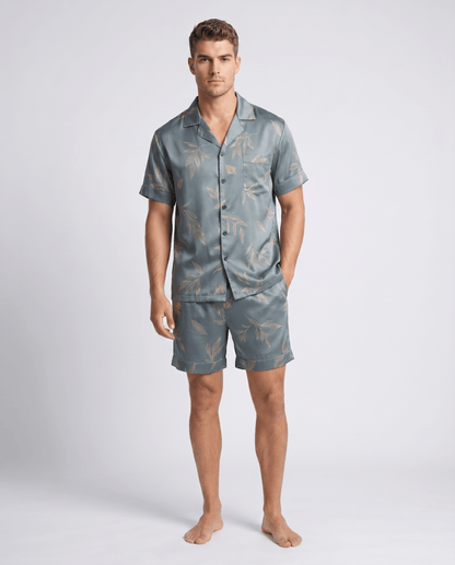 Bedrucktes kurzärmeliges Pyjama-Set für Herren-Sets for Men-Alpenkind