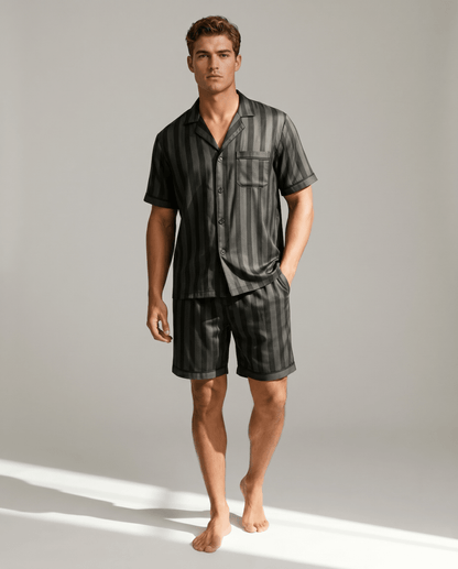 Bedrucktes kurzärmeliges Pyjama-Set für Herren-Sets for Men-Alpenkind