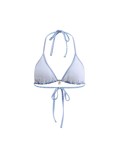 Bikini-Set mit Neckholder und Bindebändern im Print-Design-Women Swimwear-Alpenkind