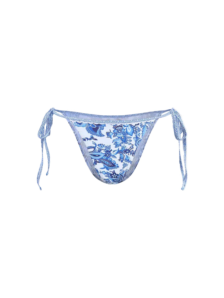 Bikini-Set mit Neckholder und Bindebändern im Print-Design-Women Swimwear-Alpenkind