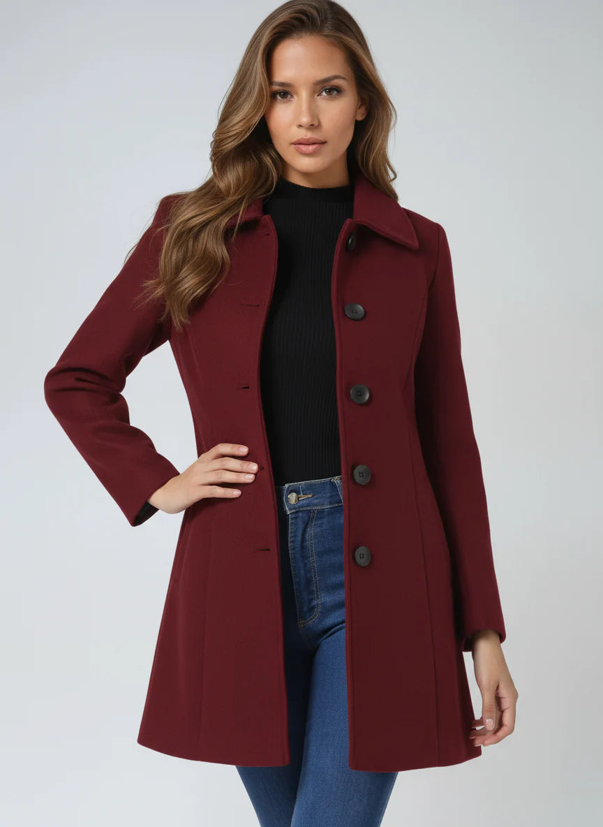 Damenjacke mit Fit-and-Flare-Schnitt – Elegante A-Linien-Silhouette für jeden Anlass
