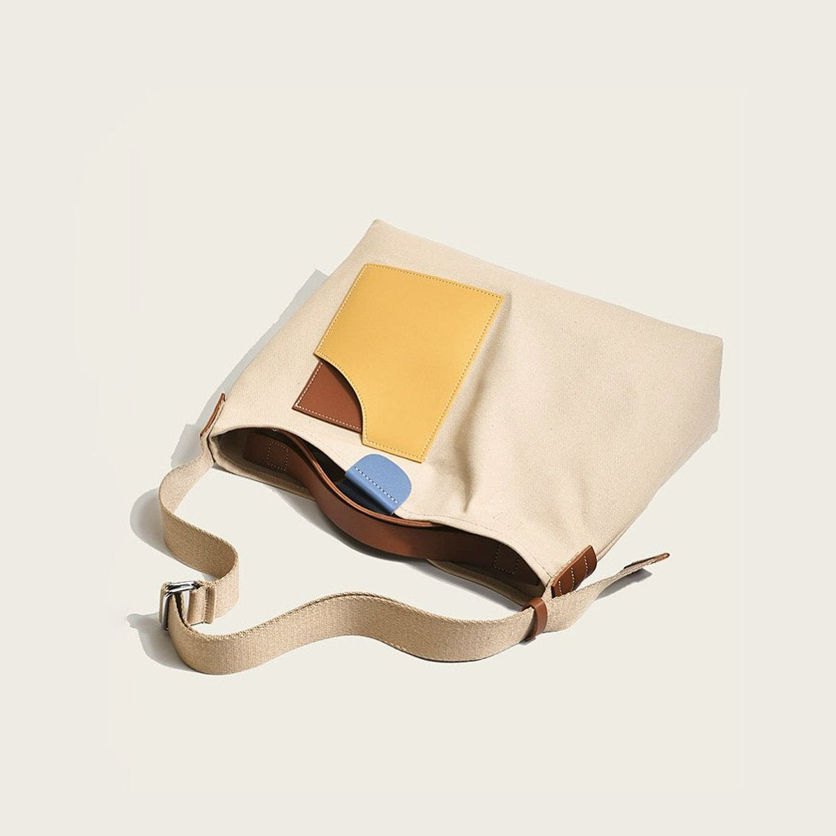 Canvas-Schultertasche für Damen-Accessories for Women-Alpenkind