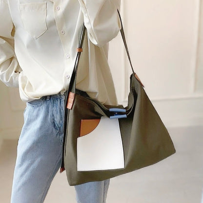 Canvas-Schultertasche für Damen-Accessories for Women-Alpenkind