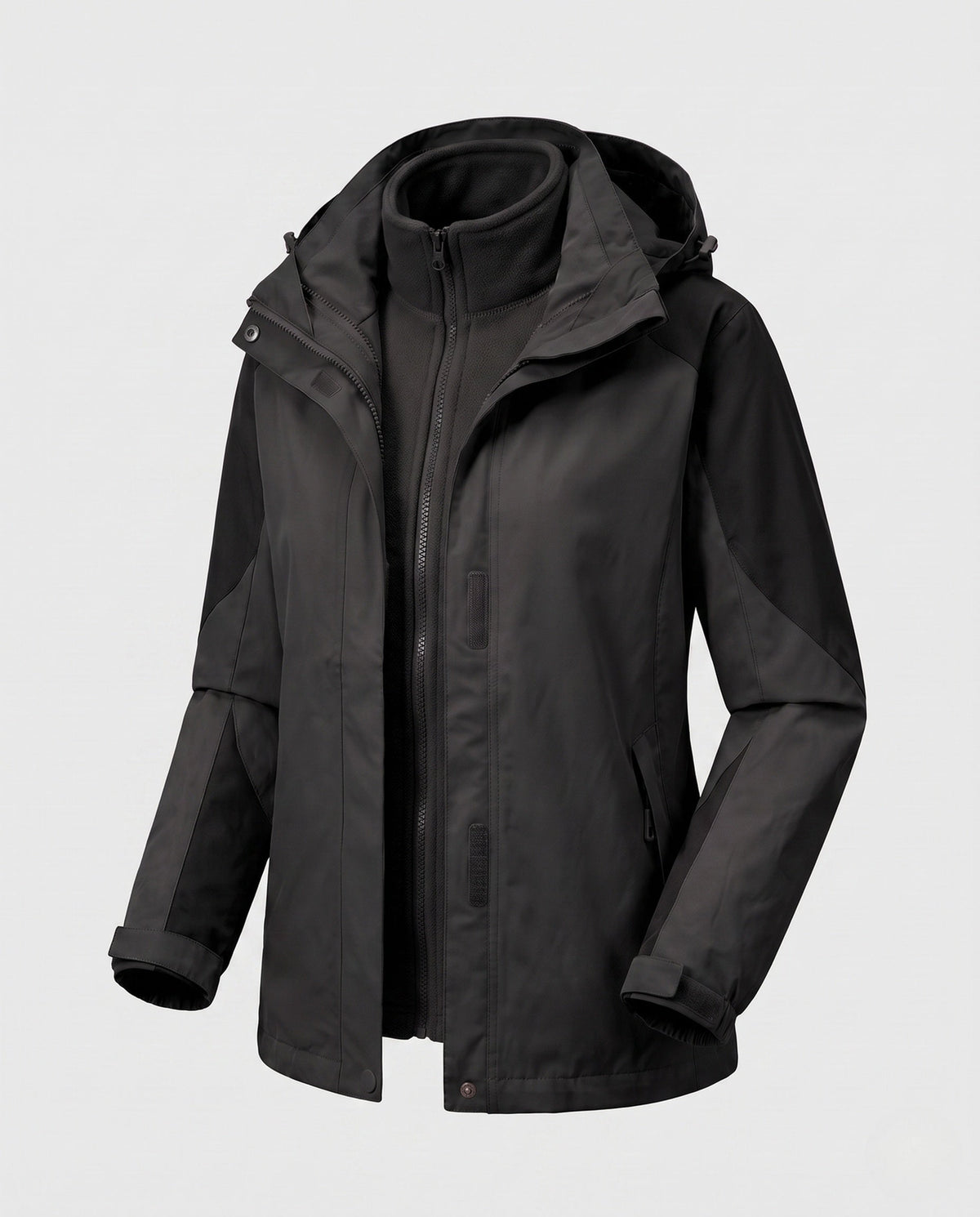 Damen 2-in-1 Outdoor-Jacke mit Kapuze-jackets for woman-Alpenkind