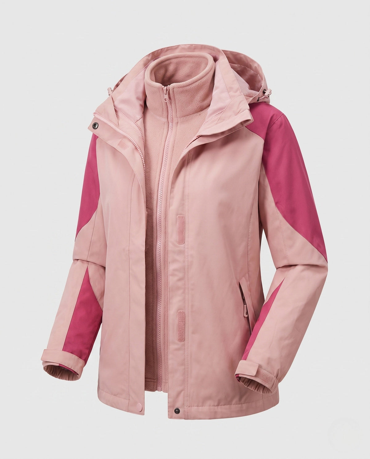Damen 2-in-1 Outdoor-Jacke mit Kapuze-jackets for woman-Alpenkind