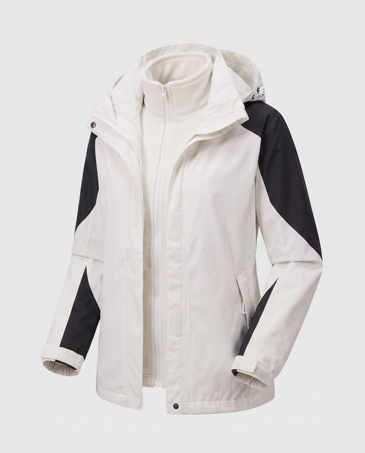 Damen 2-in-1 Outdoor-Jacke mit Kapuze-jackets for woman-Alpenkind