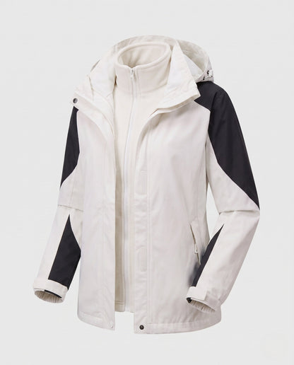 Damen 2-in-1 Outdoor-Jacke mit Kapuze-jackets for woman-Alpenkind