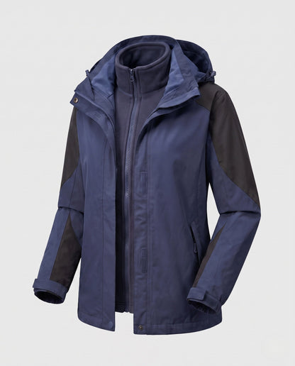 Damen 2-in-1 Outdoor-Jacke mit Kapuze-jackets for woman-Alpenkind