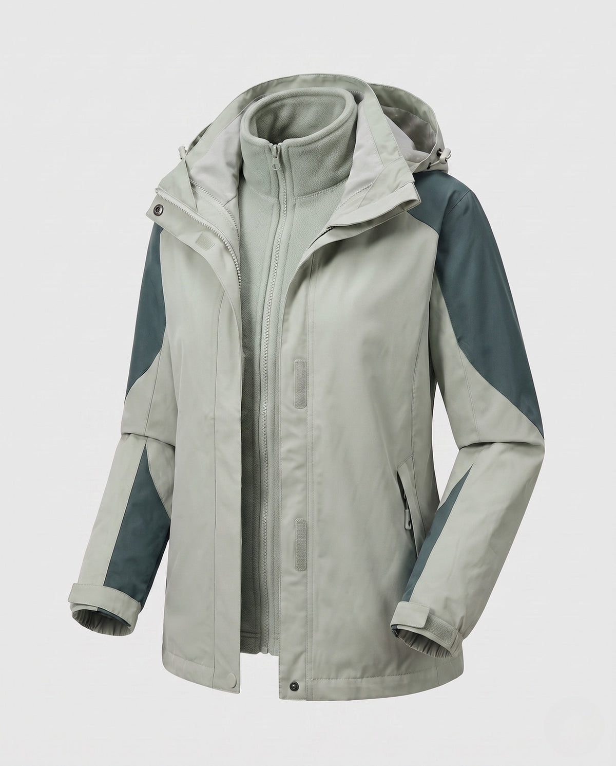 Damen 2-in-1 Outdoor-Jacke mit Kapuze-jackets for woman-Alpenkind