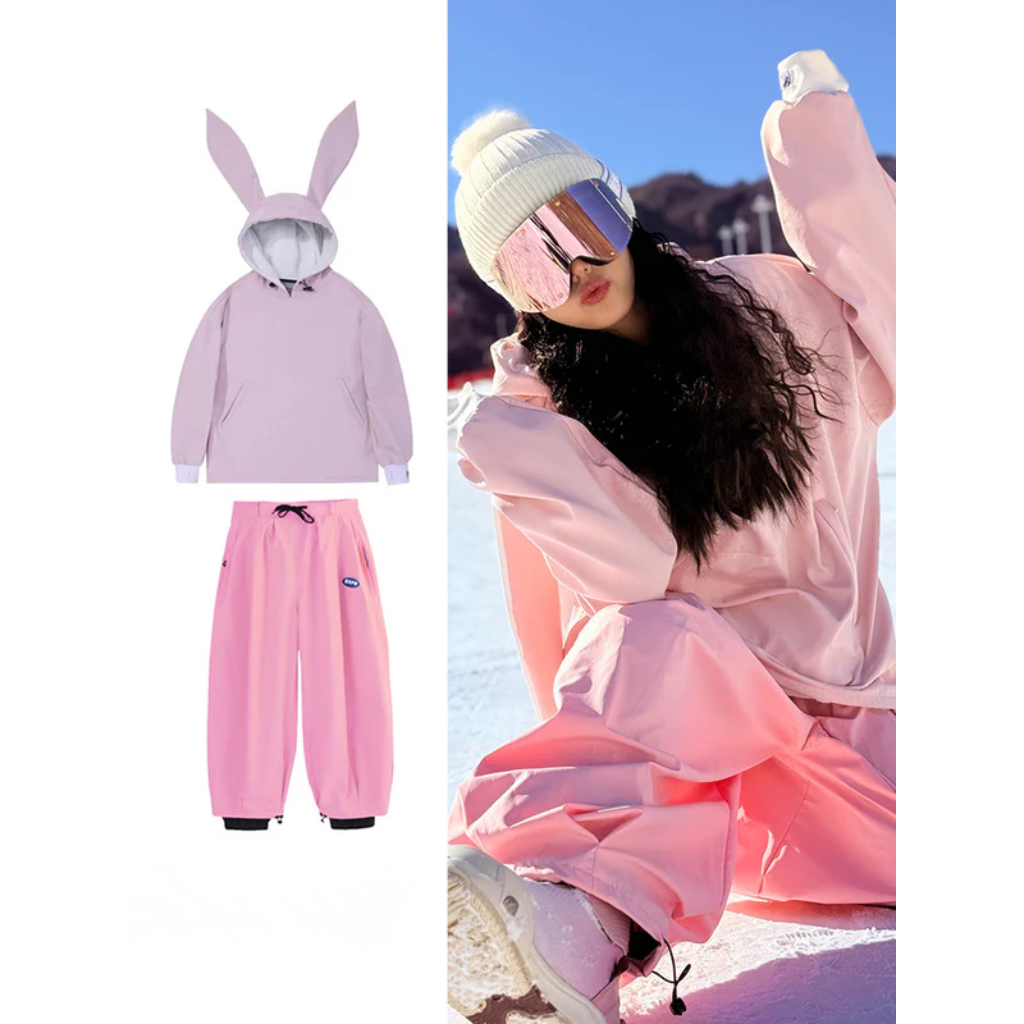 Damen-Anorak und Hose mit weitem Bein Set-Sets for women-Alpenkind