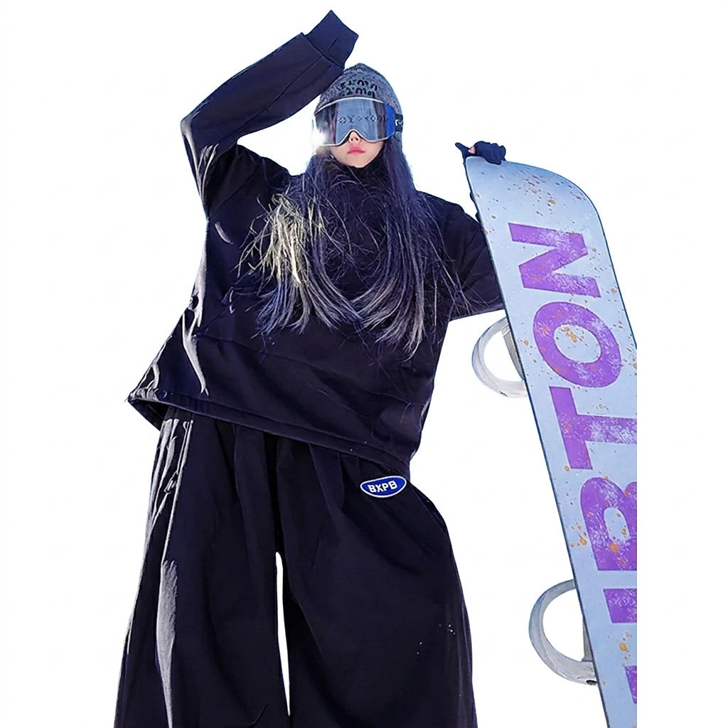 Damen-Anorak und Hose mit weitem Bein Set-Sets for women-Alpenkind