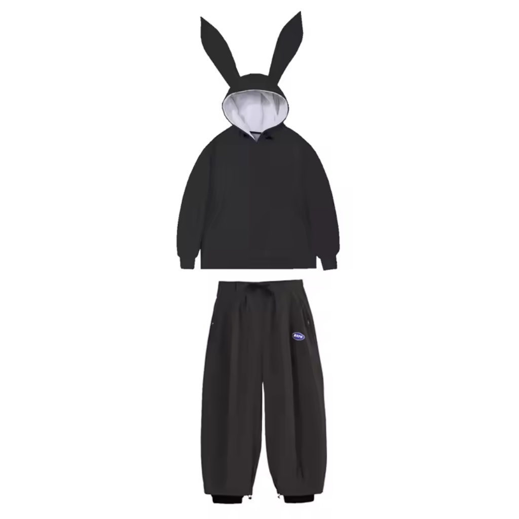 Damen-Anorak und Hose mit weitem Bein Set-Sets for women-Alpenkind