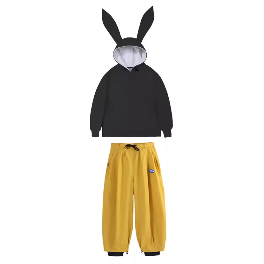 Damen-Anorak und Hose mit weitem Bein Set-Sets for women-Alpenkind