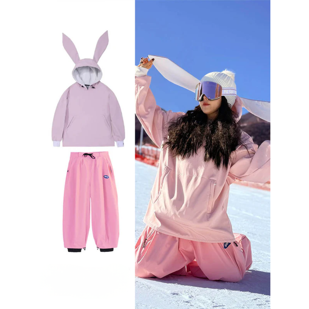 Damen-Anorak und Hose mit weitem Bein Set-Sets for women-Alpenkind
