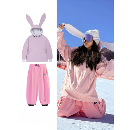Damen-Anorak und Hose mit weitem Bein Set-Sets for women-Alpenkind
