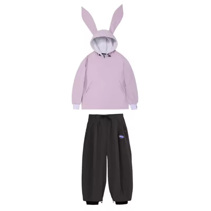 Damen-Anorak und Hose mit weitem Bein Set-Sets for women-Alpenkind