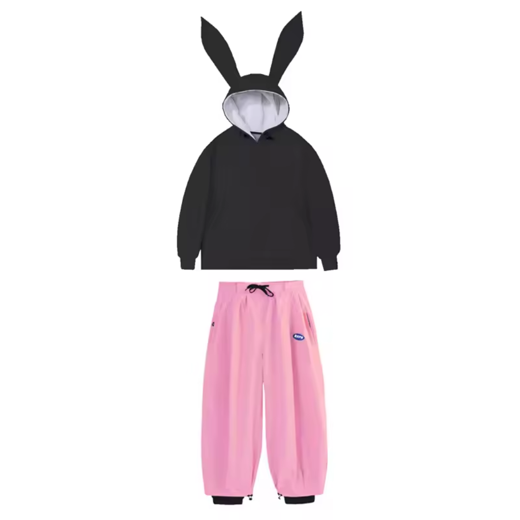 Damen-Anorak und Hose mit weitem Bein Set-Sets for women-Alpenkind
