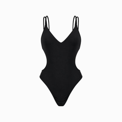 Damen-Badeanzug mit Cut-Out-Seiten-Swimwear for Women-Alpenkind
